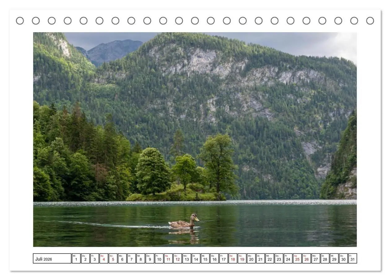 Bild: 9783516736113 | Morgen am Königssee - Spiegelungen und Stille (Tischkalender 2026...