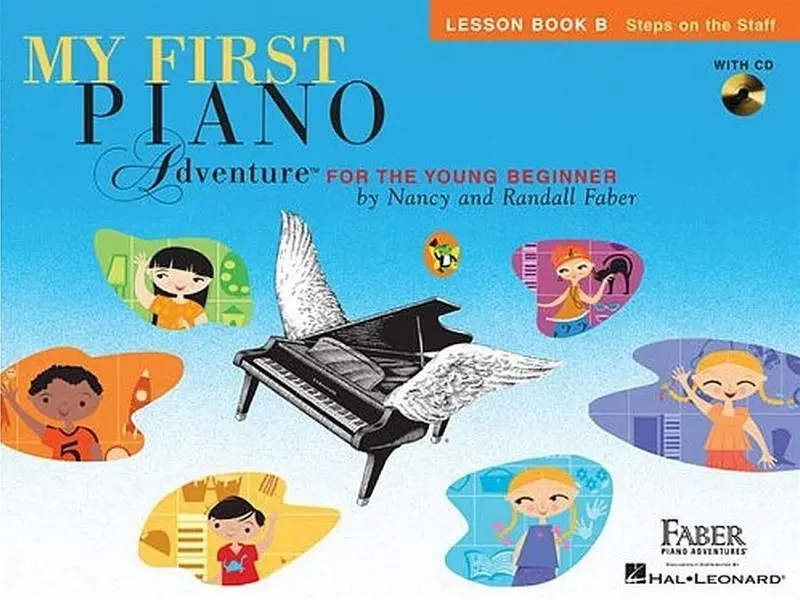 Cover: 9781616776213 | My First Piano Adventure - Lesson Book B (Book/Online Audio) | Faber