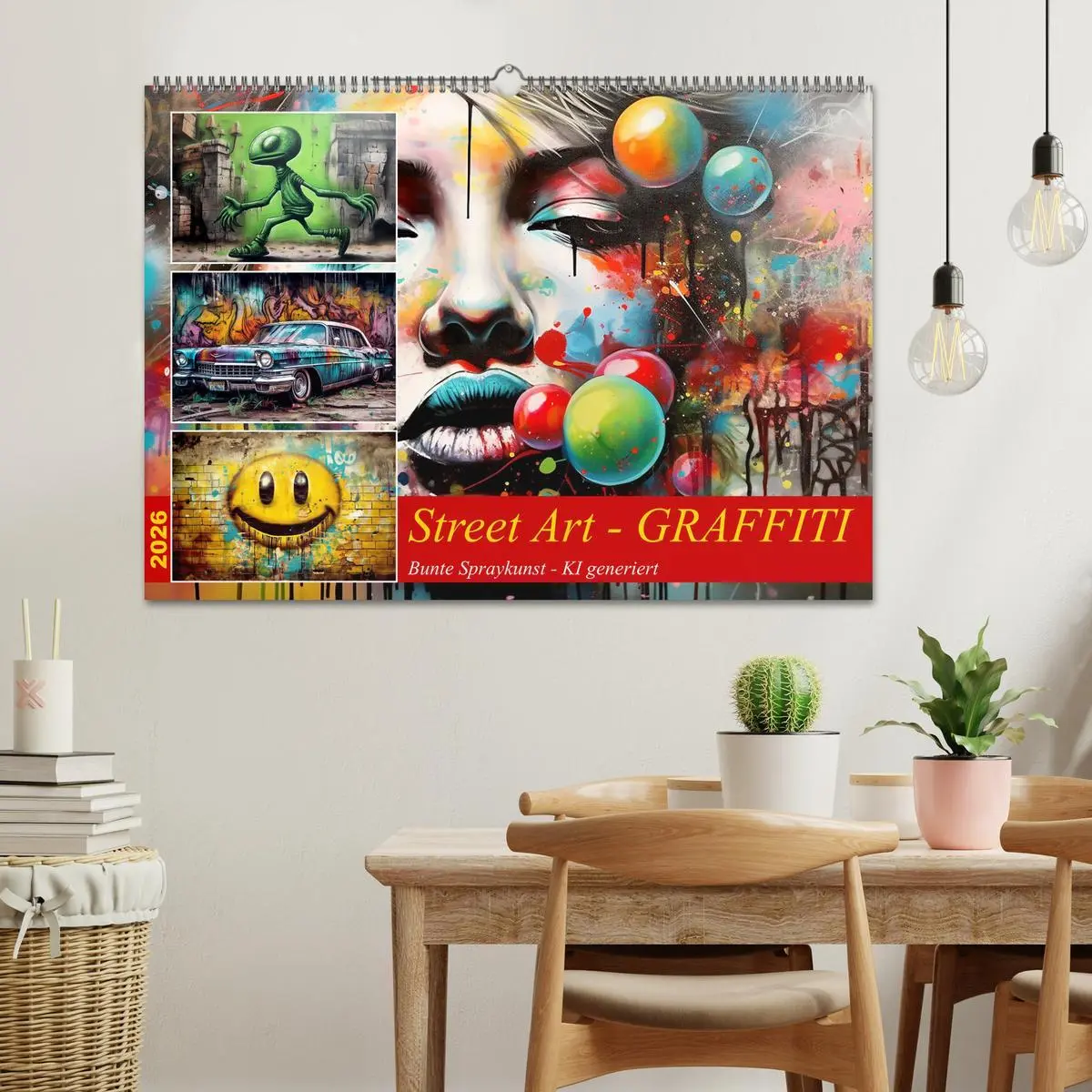 Bild: 9783457496213 | Street Art Graffiti (Wandkalender 2026 DIN A2 quer), CALVENDO...