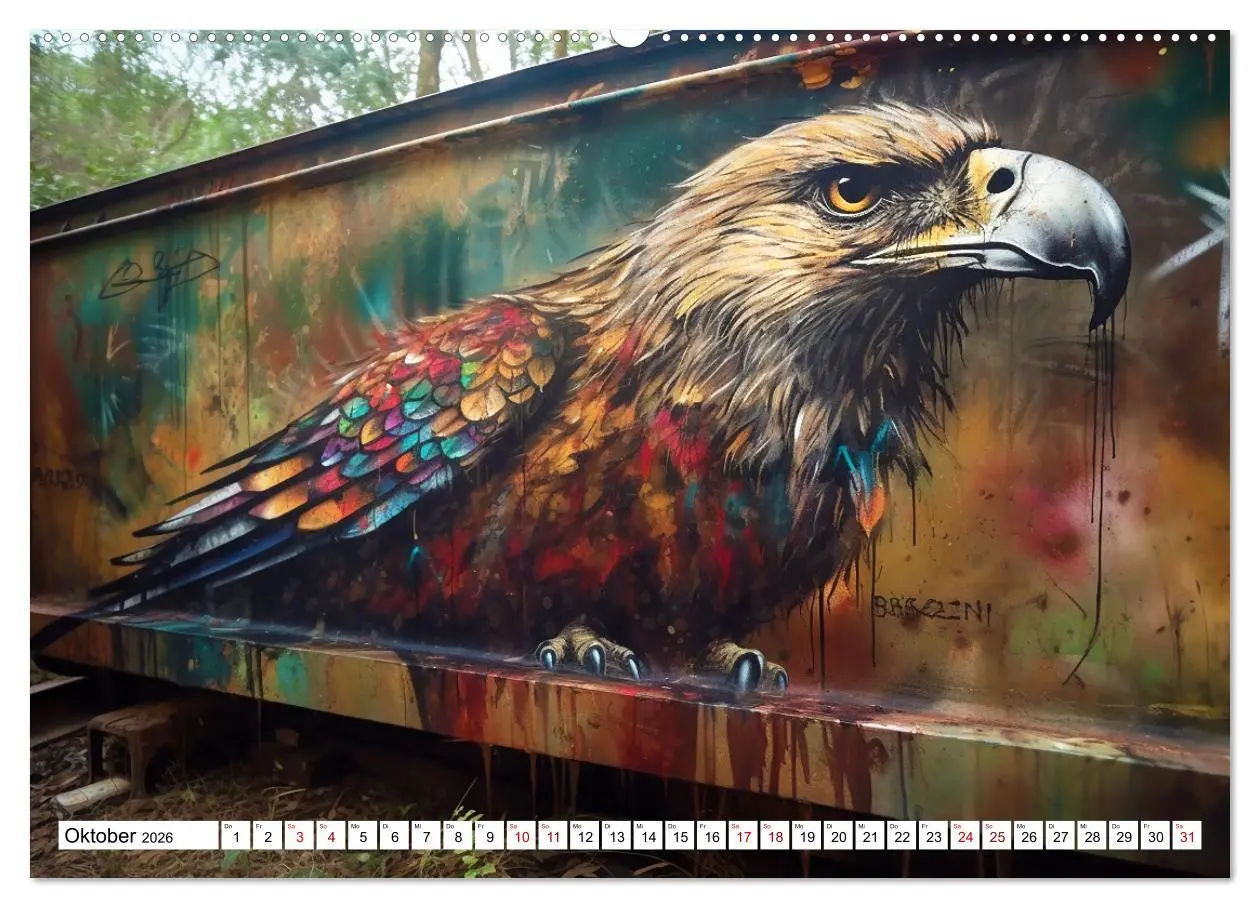Bild: 9783457496213 | Street Art Graffiti (Wandkalender 2026 DIN A2 quer), CALVENDO...