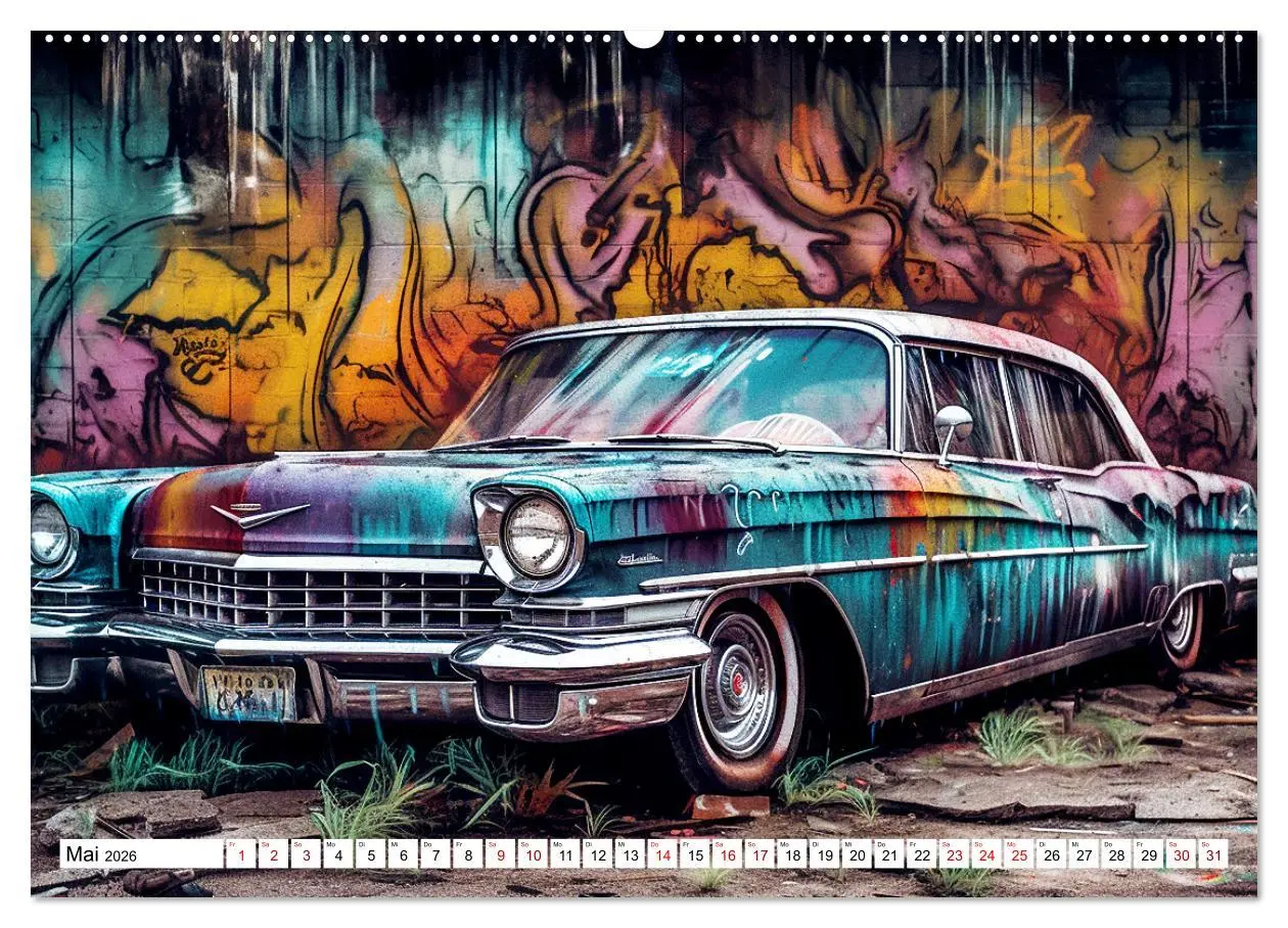 Bild: 9783457496213 | Street Art Graffiti (Wandkalender 2026 DIN A2 quer), CALVENDO...