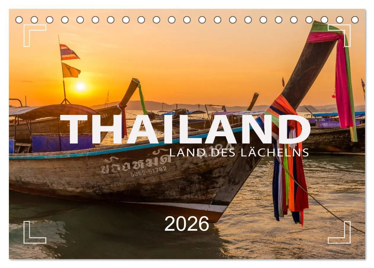 Cover: 9783457636213 | THAILAND - Land des Lächelns (Tischkalender 2026 DIN A5 quer),...