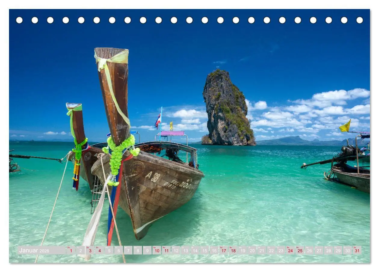 Bild: 9783457636213 | THAILAND - Land des Lächelns (Tischkalender 2026 DIN A5 quer),...