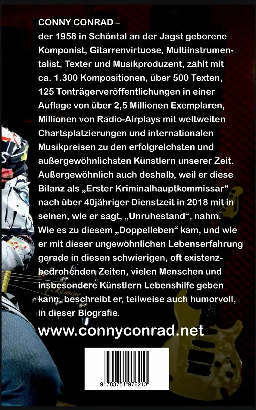 Rückseite: 9783751976213 | Kriminaltango | zwischen Gitarre und Kripo | Conny Conrad | Buch