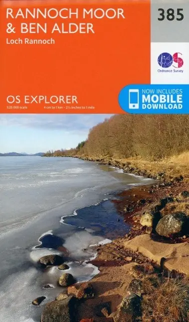 Cover: 9780319246313 | Rannoch Moor and Ben Alder | Ordnance Survey | (Land-)Karte | Englisch