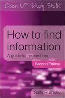 Cover: 9780335226313 | How to Find Information: A Guide for Researchers | Sally Rumsey | Buch
