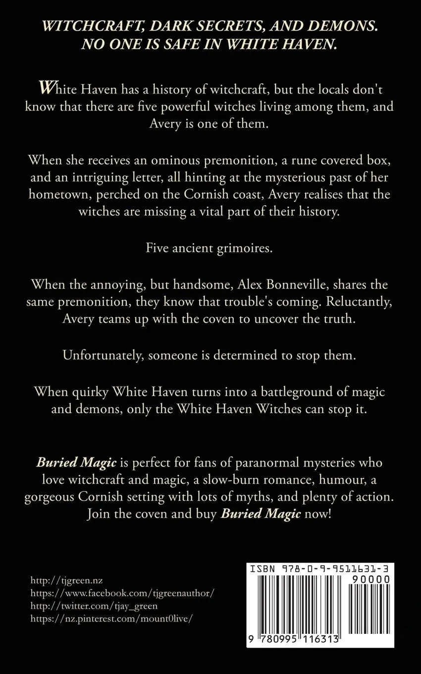 Rückseite: 9780995116313 | Buried Magic | Paranormal Witch Mysteries | T J Green | Taschenbuch