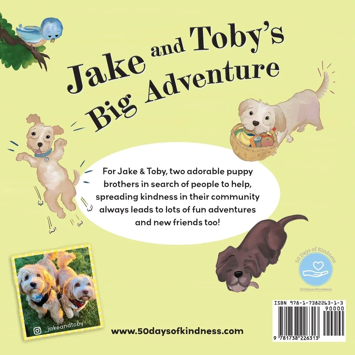 Rückseite: 9781738226313 | Jake &amp; Toby's Big Adventure | Heather Sherman (u. a.) | Taschenbuch