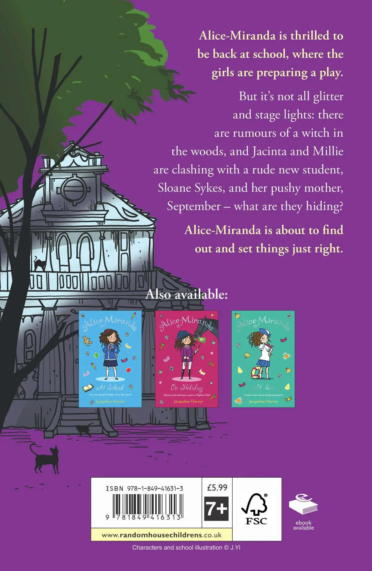 Rückseite: 9781849416313 | Alice-Miranda Takes the Lead | Book 3 | Jacqueline Harvey | Buch