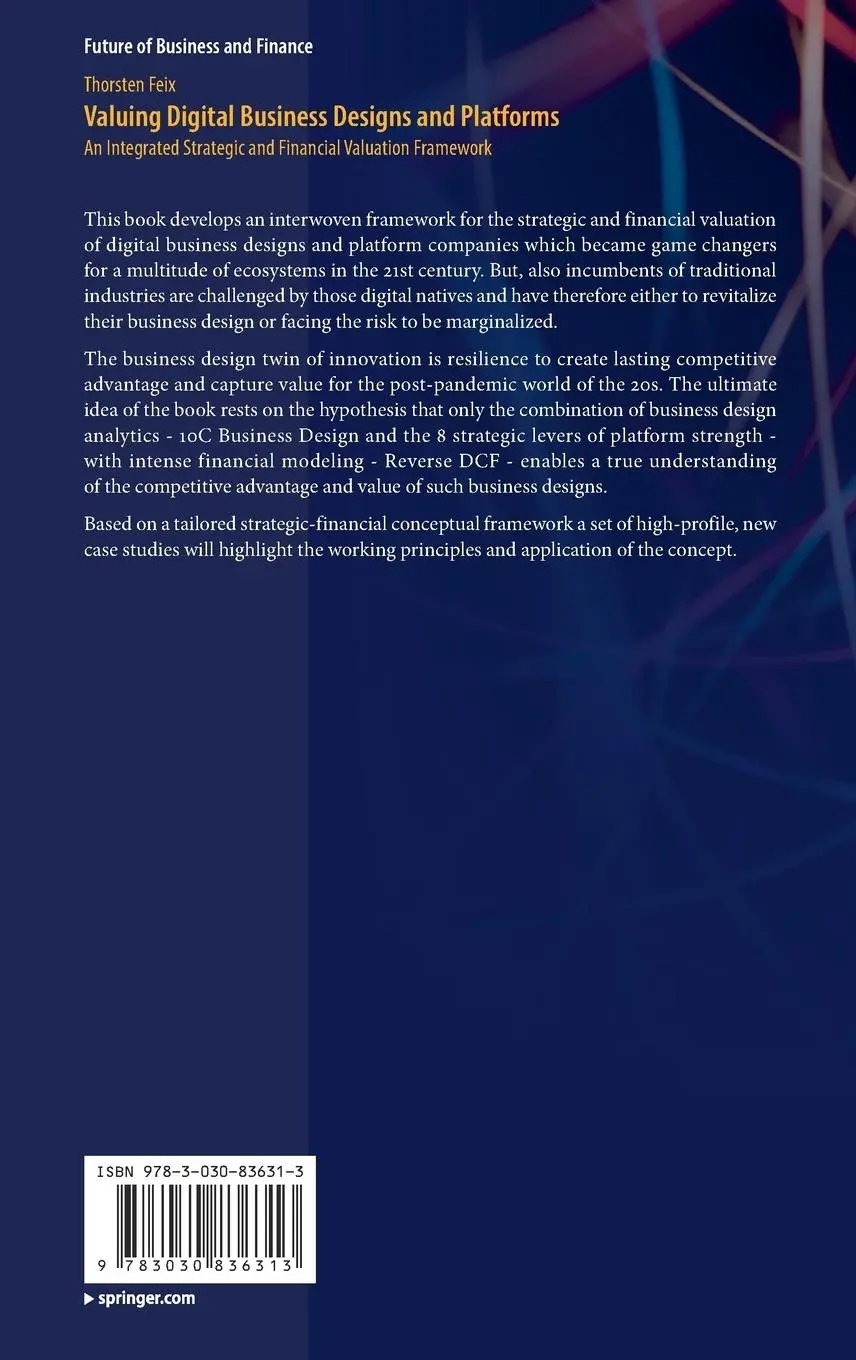 Rückseite: 9783030836313 | Valuing Digital Business Designs and Platforms | Thorsten Feix | Buch