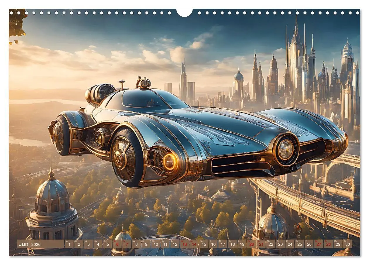 Bild: 9783457486313 | Steampunk Maschinenwelt (Wandkalender 2026 DIN A3 quer), CALVENDO...