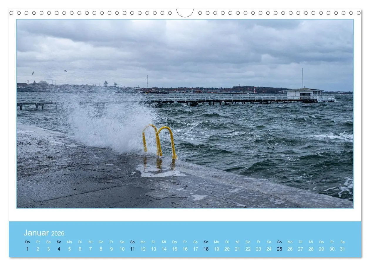 Bild: 9783457626313 | Kiel: Maritime Impressionen (Wandkalender 2026 DIN A3 quer),...
