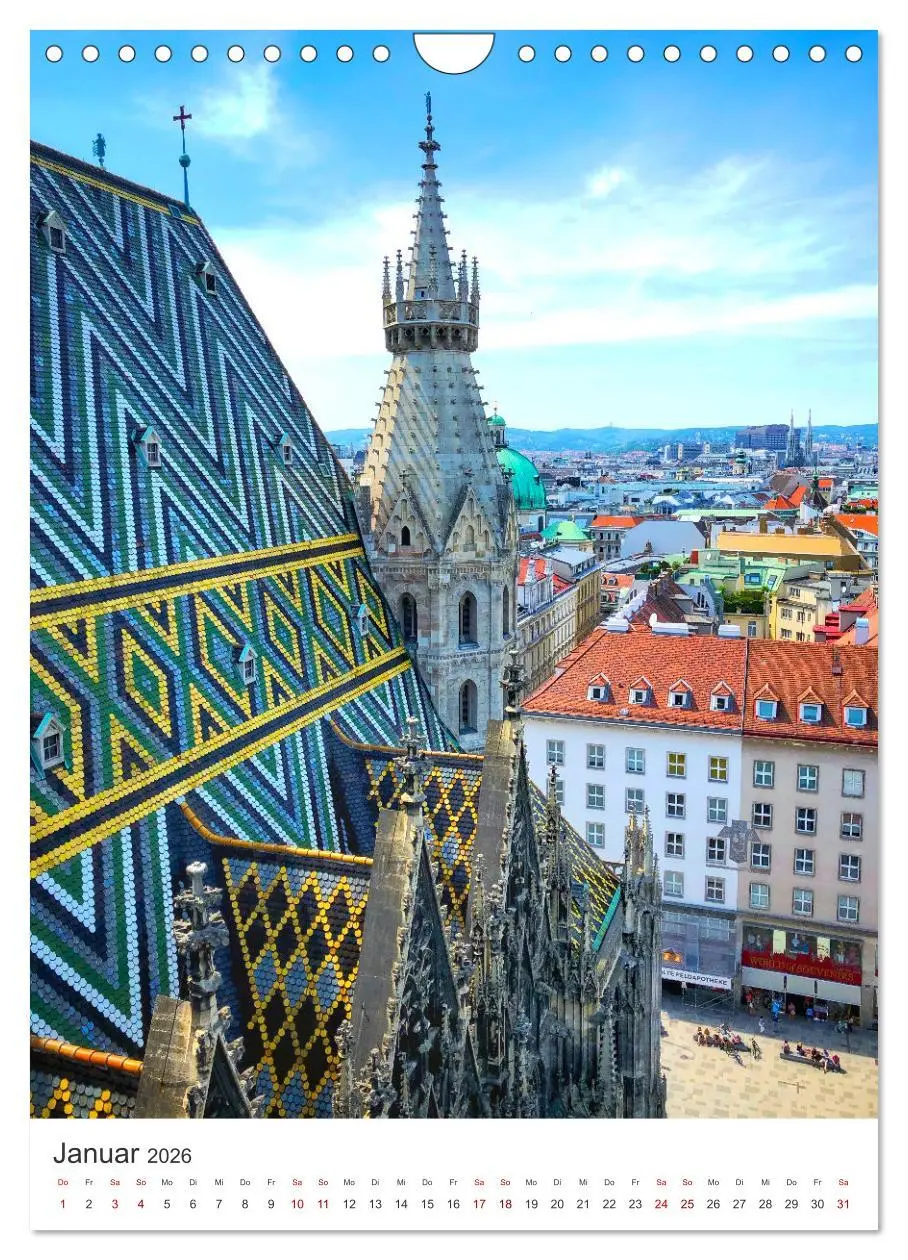Bild: 9783516336313 | Ach du schönes Wien (Wandkalender 2026 DIN A4 hoch), CALVENDO...