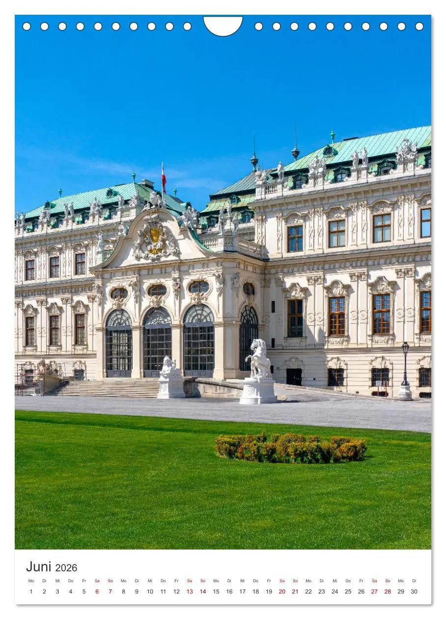 Bild: 9783516336313 | Ach du schönes Wien (Wandkalender 2026 DIN A4 hoch), CALVENDO...