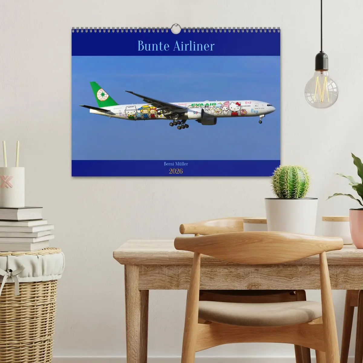 Bild: 9783457546413 | Bunte Airliner (Wandkalender 2026 DIN A3 quer), CALVENDO...