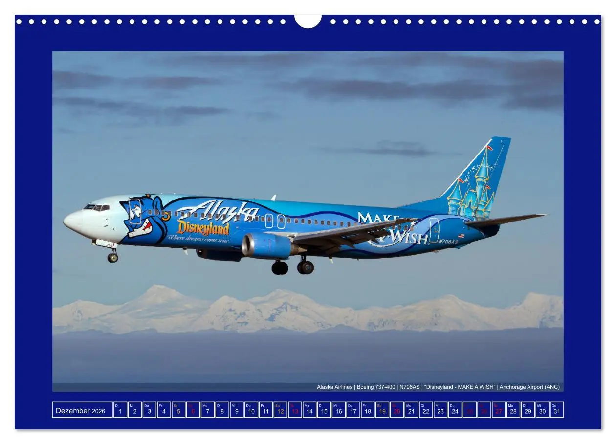 Bild: 9783457546413 | Bunte Airliner (Wandkalender 2026 DIN A3 quer), CALVENDO...