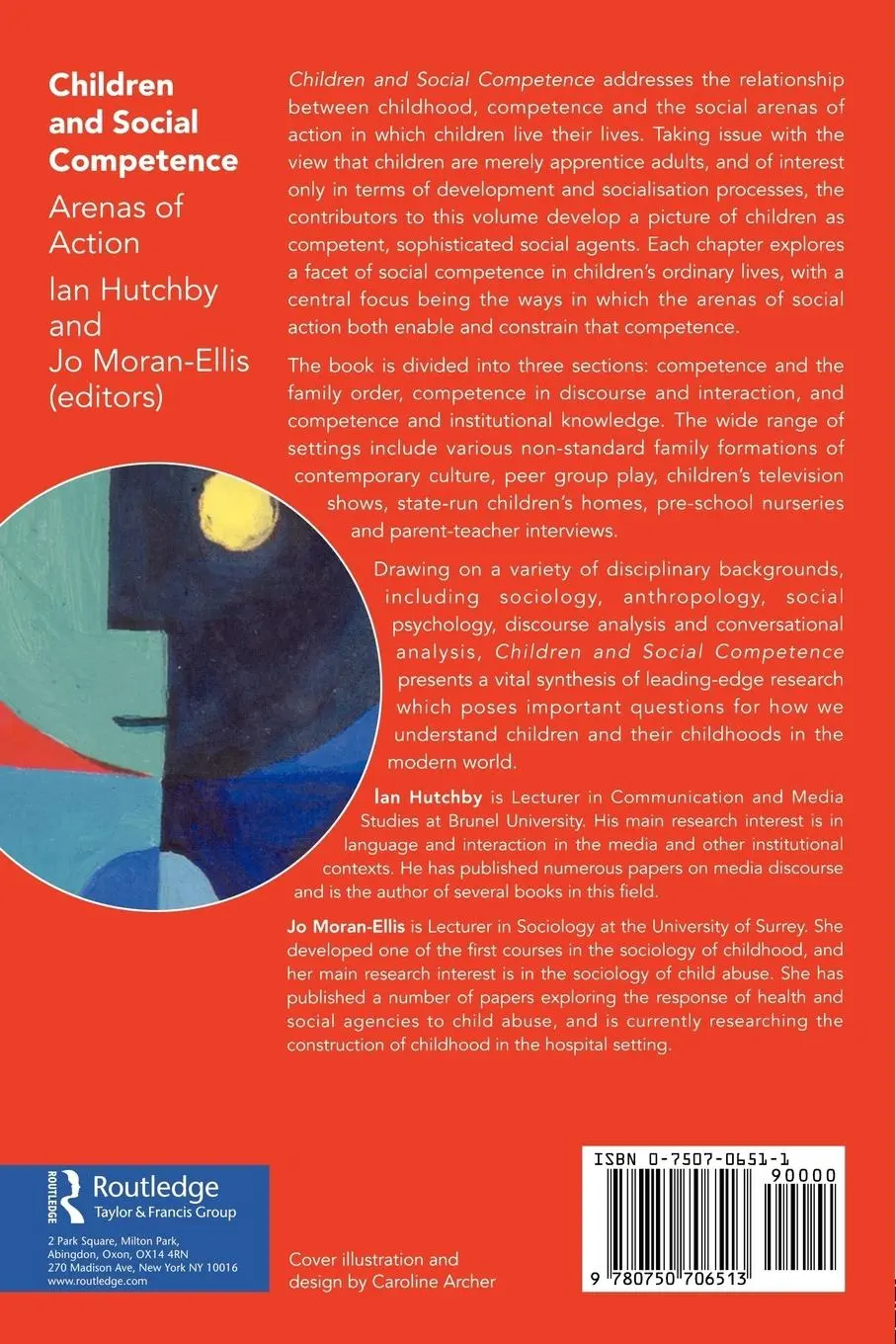 Rückseite: 9780750706513 | Children And Social Competence | Arenas Of Action | Hutchby (u. a.)