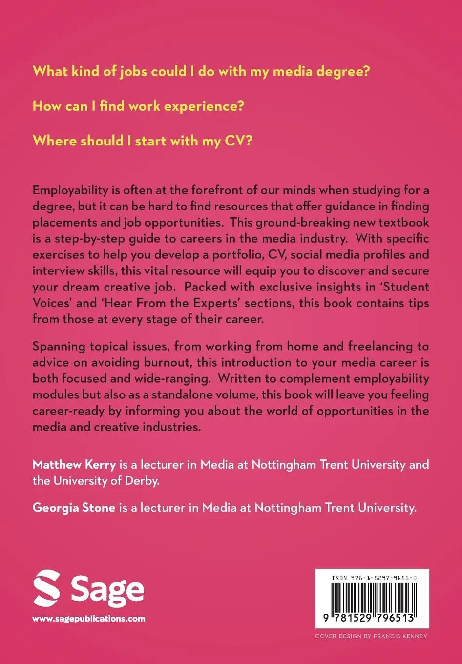 Rückseite: 9781529796513 | Your Career in the Media &amp; Creative Industries | Georgia Stone (u. a.)