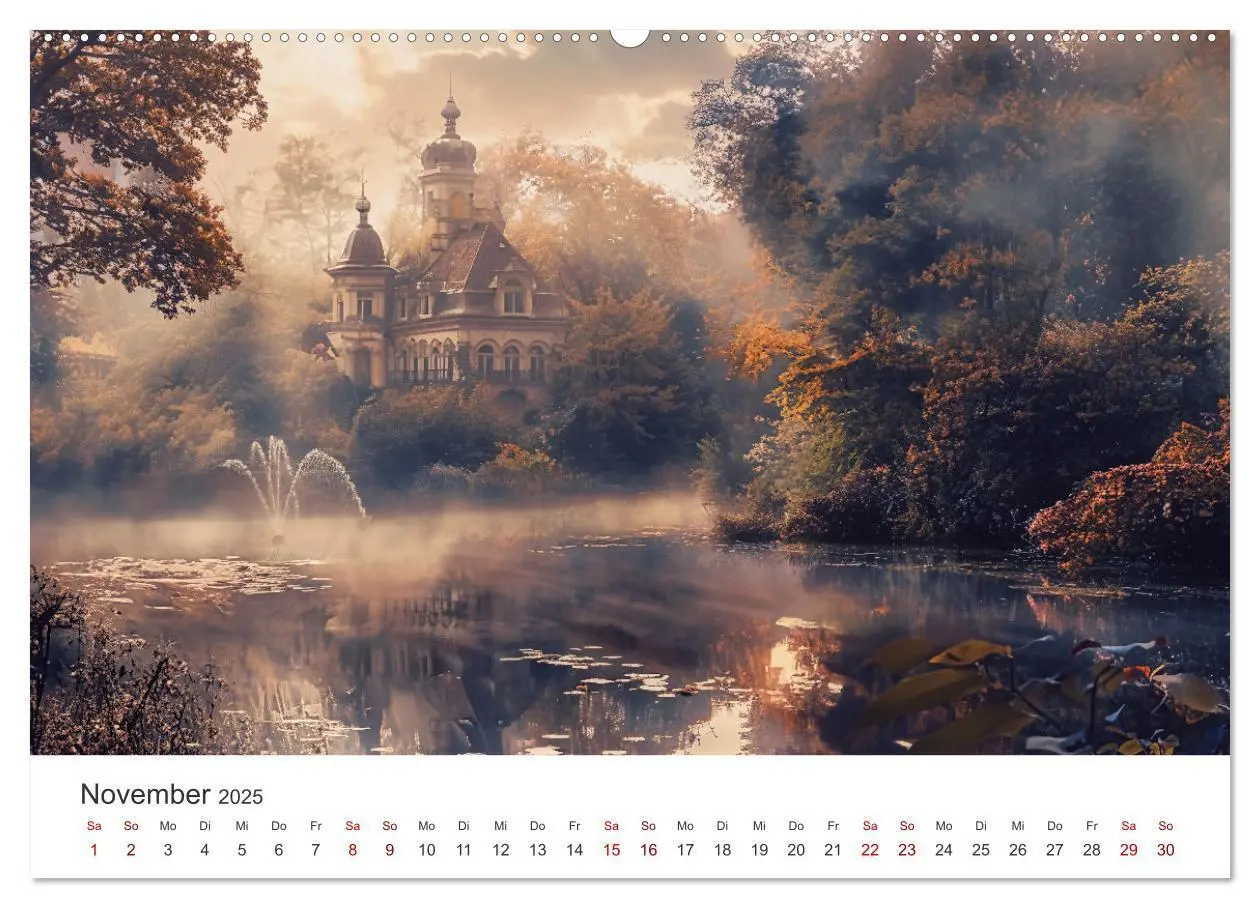 Bild: 9783383806513 | Verwunschene Gärten - Eine Zeitreise (Wandkalender 2025 DIN A2...