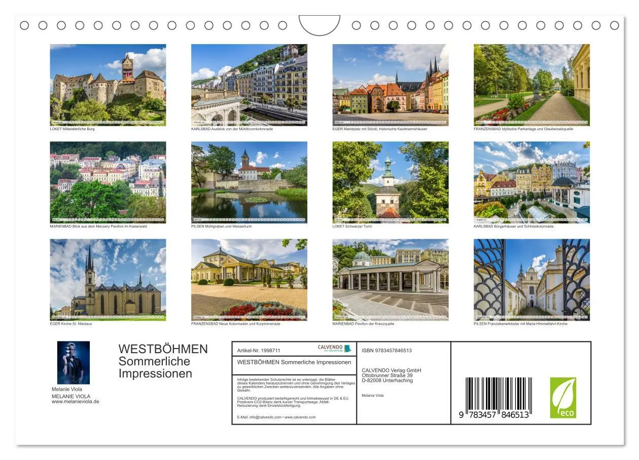 Bild: 9783457846513 | WESTBÖHMEN Sommerliche Impressionen (Wandkalender 2026 DIN A4...