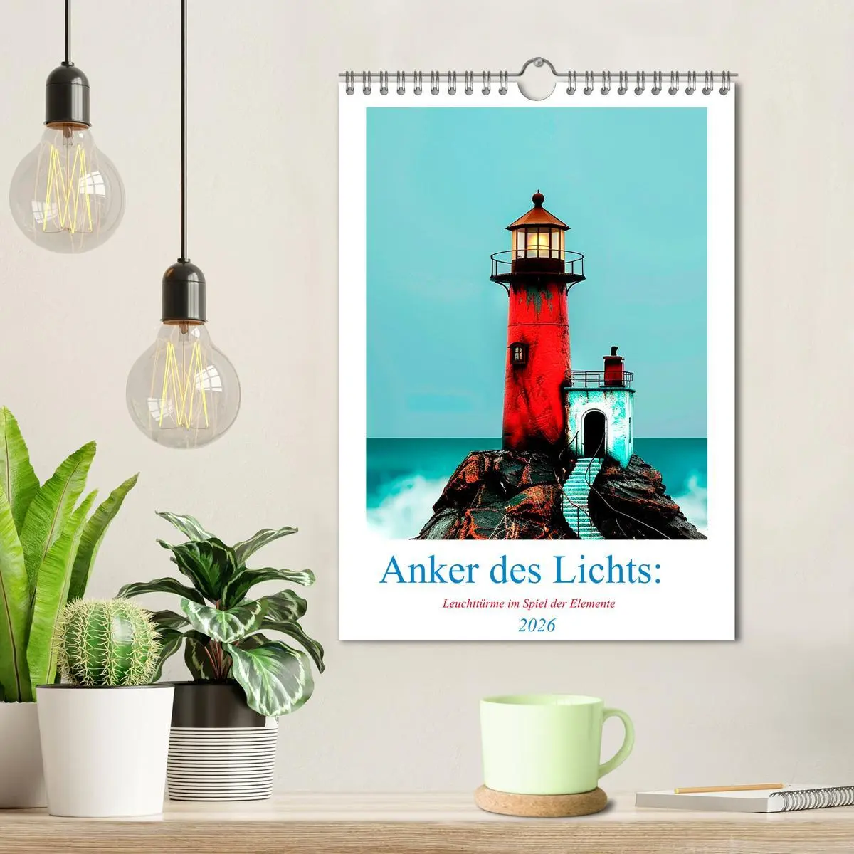 Bild: 9783516246513 | Anker des Lichts: Leuchttürme im Spiel der Elemente (Wandkalender...
