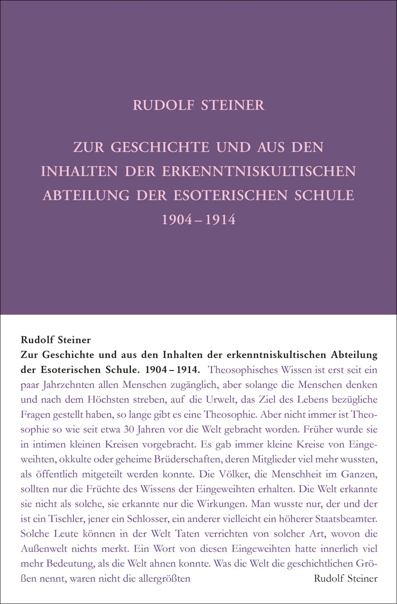 Cover: 9783727426513 | Zur Geschichte und aus den Inhalten der erkenntniskultischen...