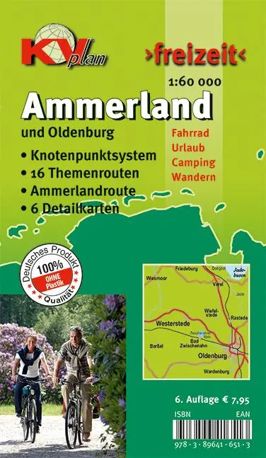 Cover: 9783896416513 | Ammerland Landkreis &amp; Oldenburg, KVplan,...