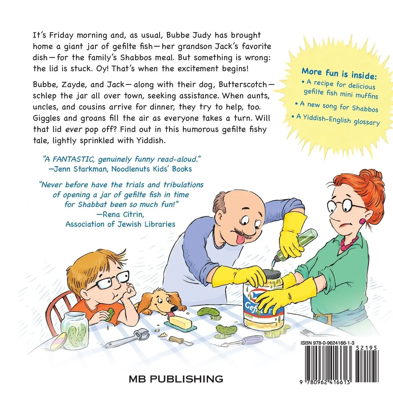 Rückseite: 9780962416613 | A Gefilte Fishy Tale | Allison Marks | Buch | Gebunden | Englisch