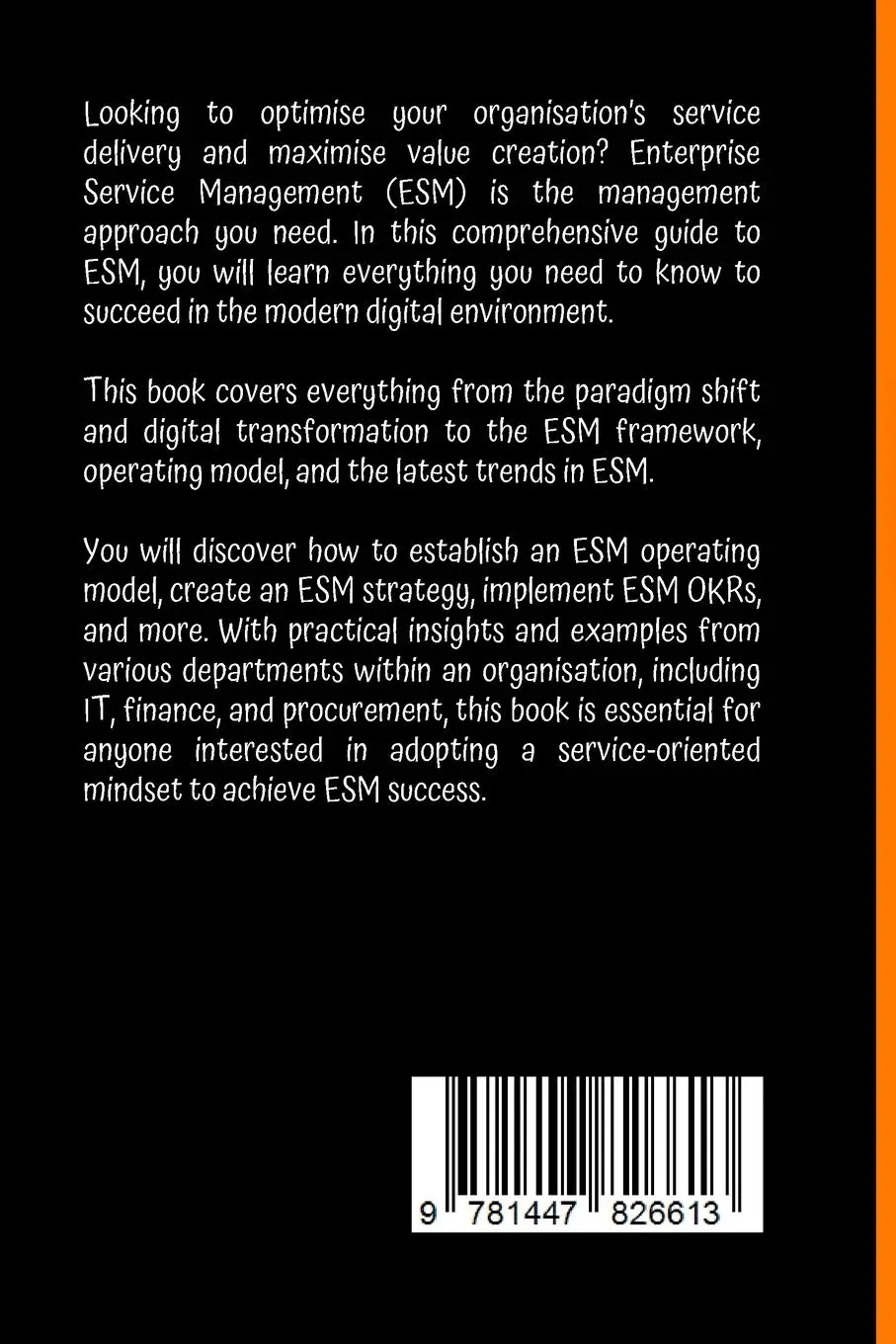 Rückseite: 9781447826613 | Enterprise Service Management (ESM) | Enamul Haque | Taschenbuch