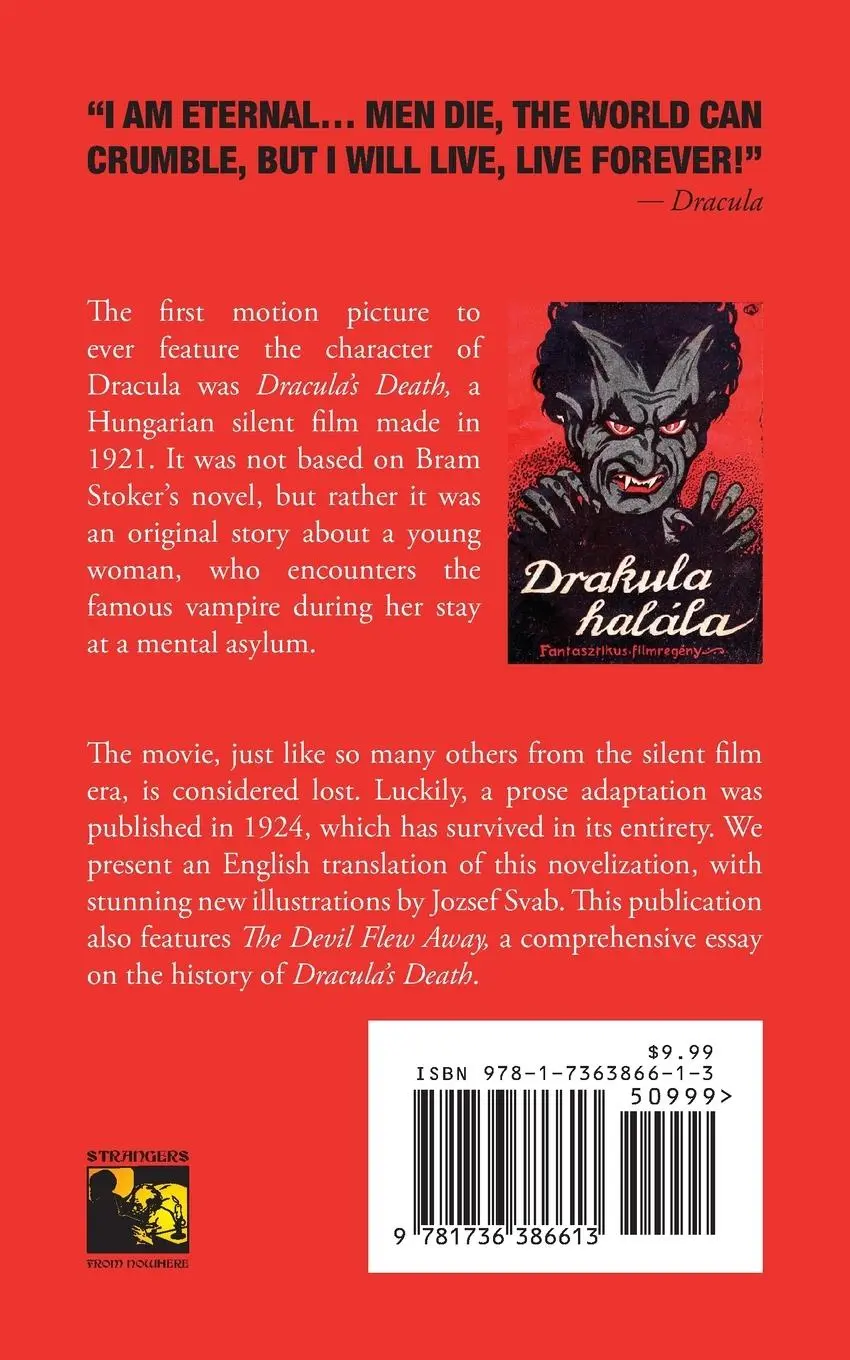 Rückseite: 9781736386613 | Dracula's Death | Laszlo Tamasfi | Taschenbuch | Englisch | 2021