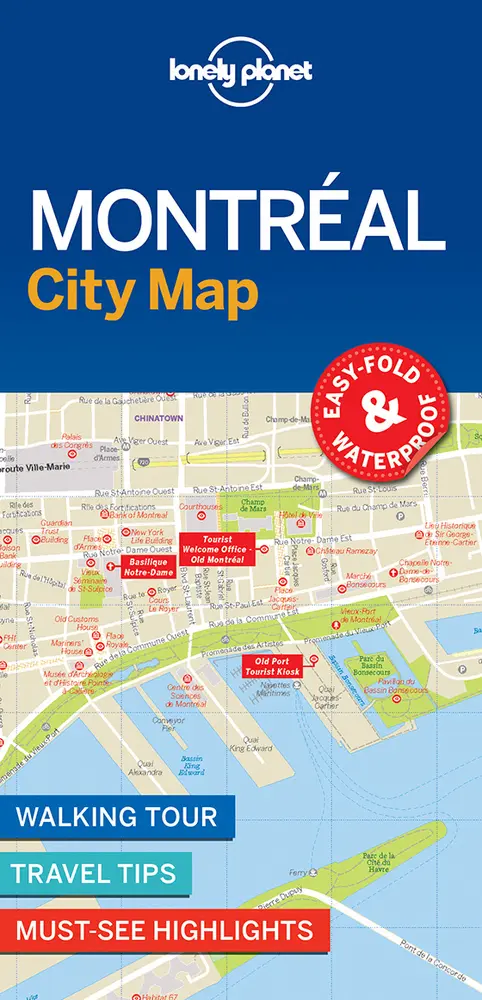 Cover: 9781786576613 | Lonely Planet Montreal City Map | Lonely Planet | (Land-)Karte | 2017
