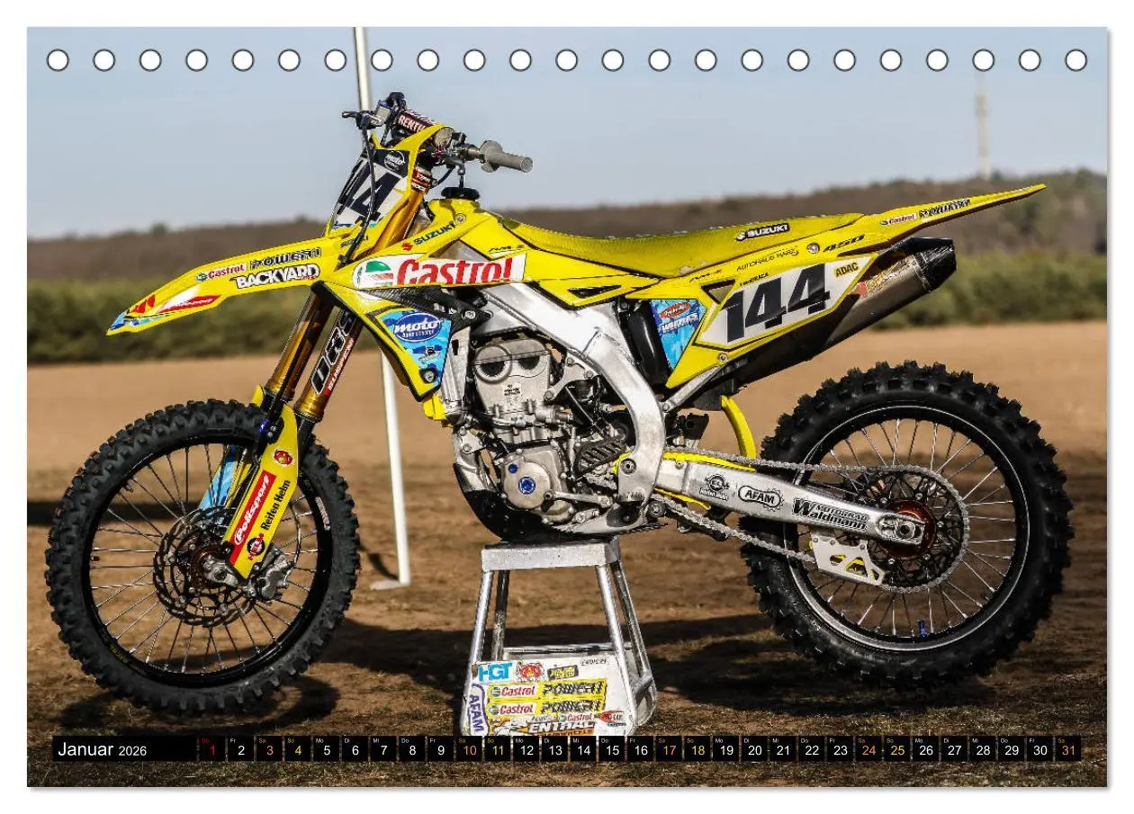 Bild: 9783457766613 | Dirtbikes 2026 (Tischkalender 2026 DIN A5 quer), CALVENDO...
