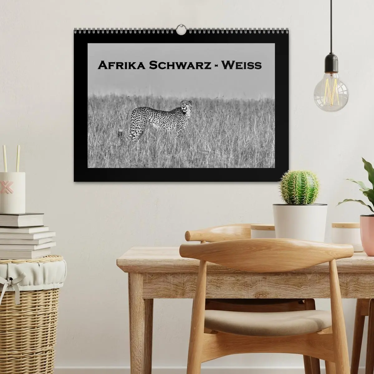 Bild: 9783516166613 | Afrika Schwarz - Weiss (Wandkalender 2026 DIN A3 quer), CALVENDO...