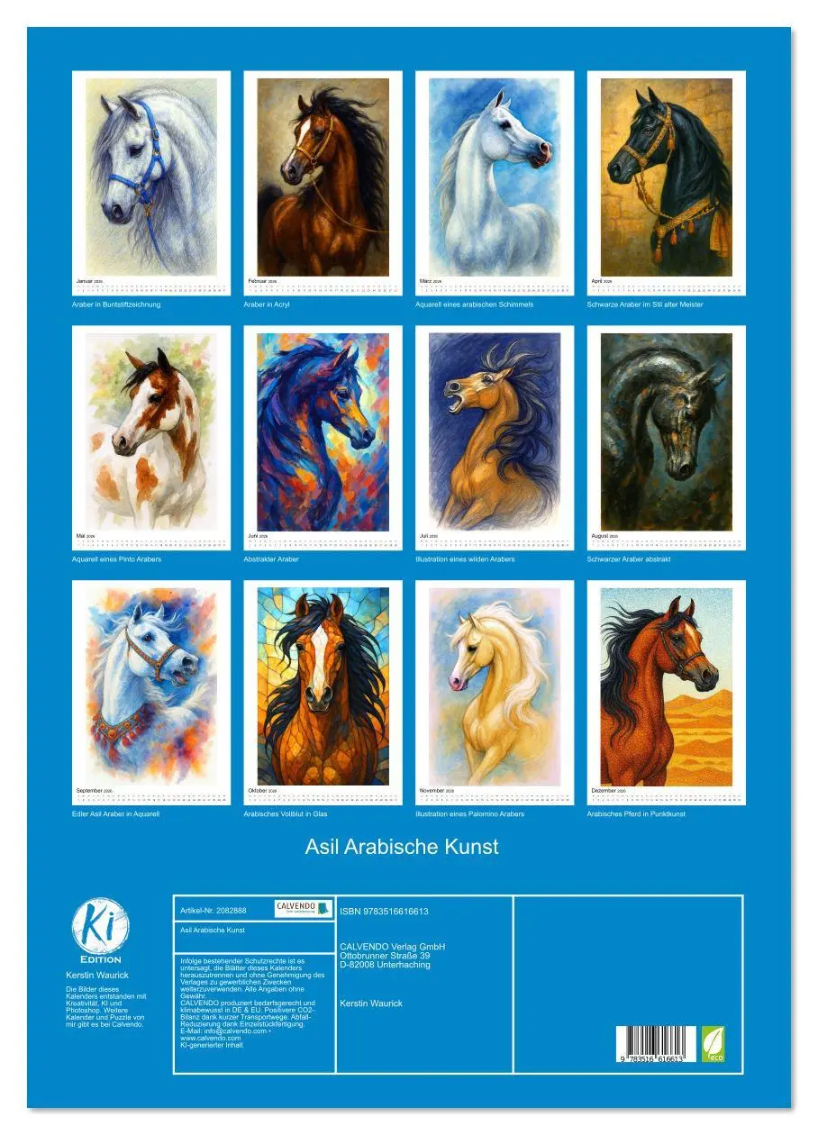 Bild: 9783516616613 | Asil Arabische Kunst (Wandkalender 2026 DIN A2 hoch), CALVENDO...