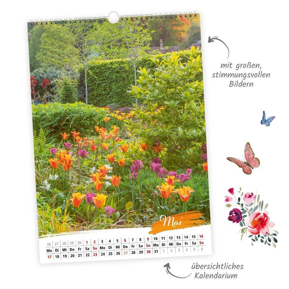 Bild: 9783988026613 | TRÖTSCH - Großbildkalender Traumgärten 2027 | Wandkalender | KG | 2027