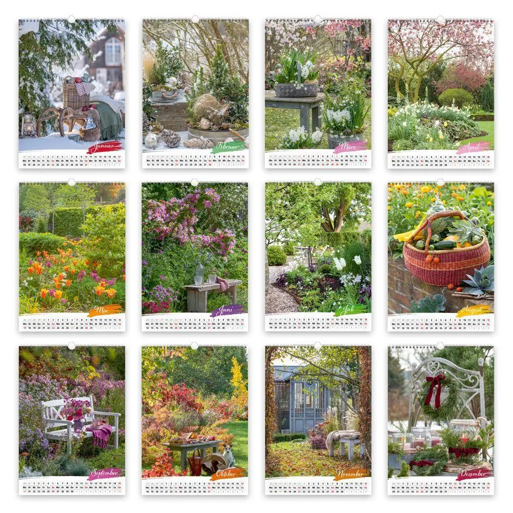 Bild: 9783988026613 | TRÖTSCH - Großbildkalender Traumgärten 2027 | Wandkalender | KG | 2027
