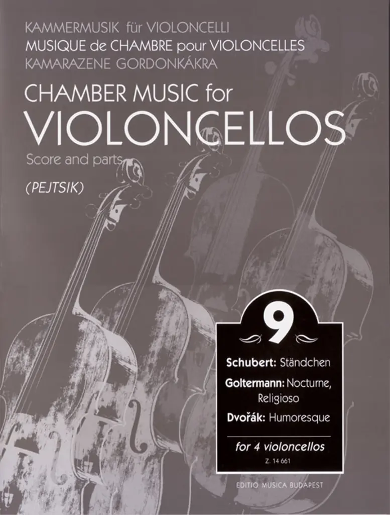 Cover: 9790080146613 | Kammermusik für Violoncelli Band 9 für 4 Violoncelli Partitur und...
