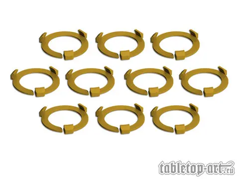 Cover: 704270726713 | Squad Marker - 28.5mm Gold (10) | Tabletop-Art | EAN 704270726713