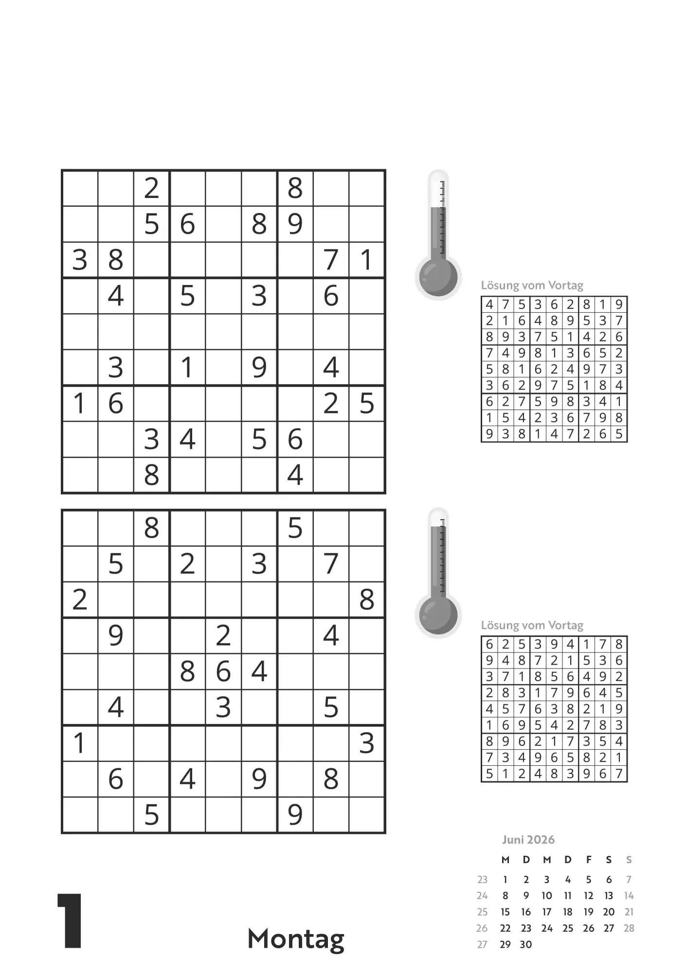 Bild: 4069095006713 | Das tägliche Sudoku 2026 - Tagesabreißkalender -14,8x21,0 -...
