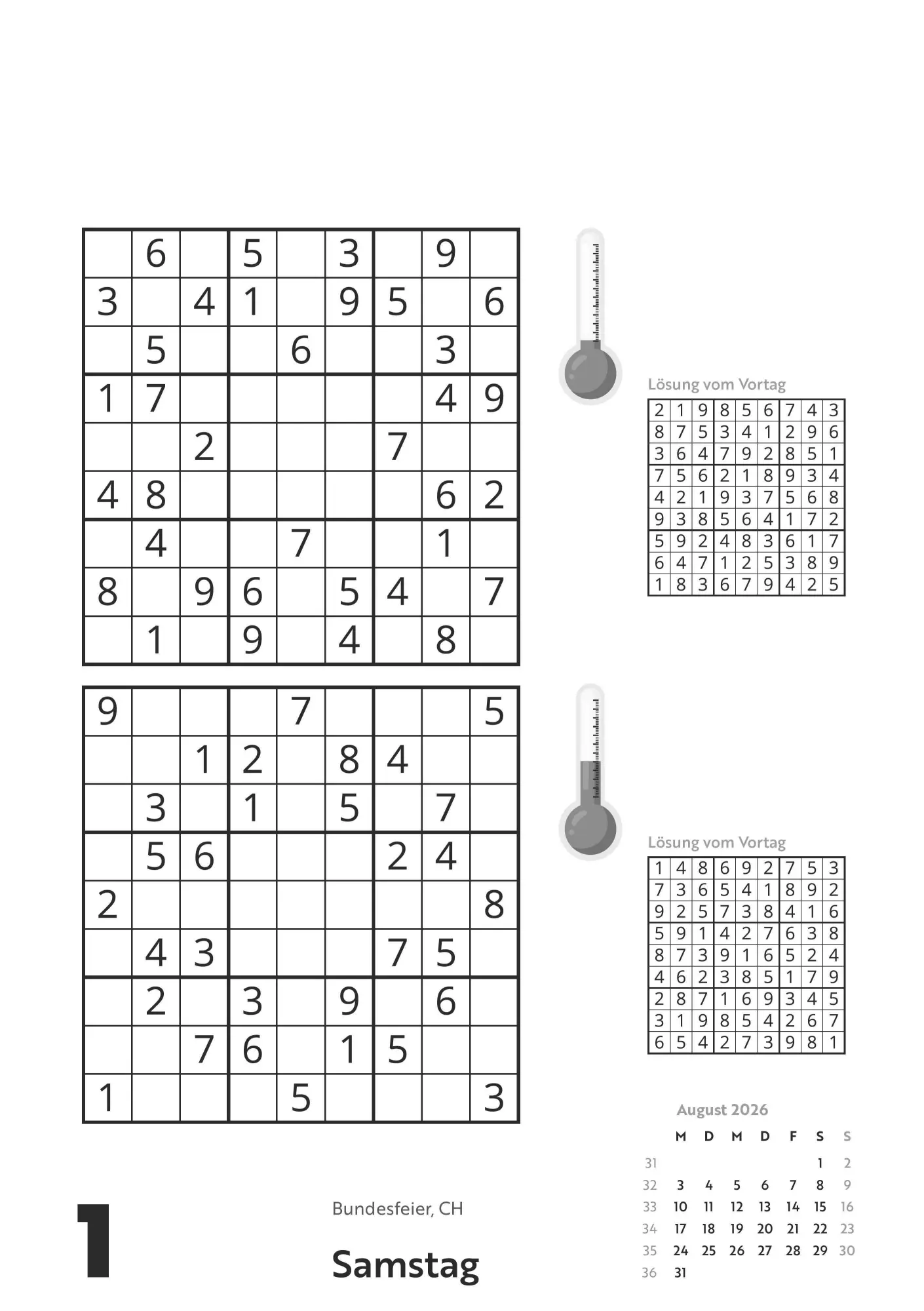 Bild: 4069095006713 | Das tägliche Sudoku 2026 - Tagesabreißkalender -14,8x21,0 -...