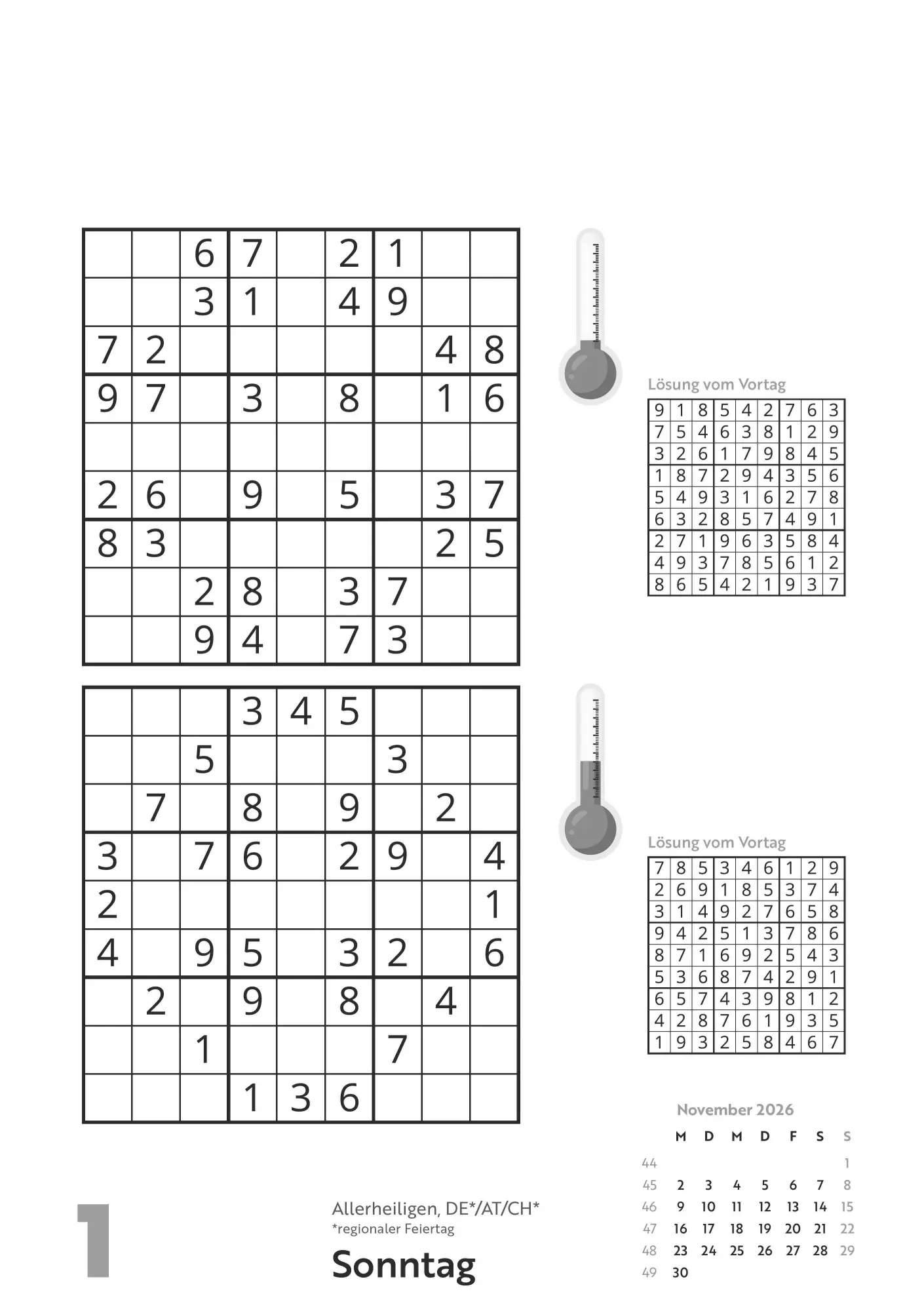 Bild: 4069095006713 | Das tägliche Sudoku 2026 - Tagesabreißkalender -14,8x21,0 -...