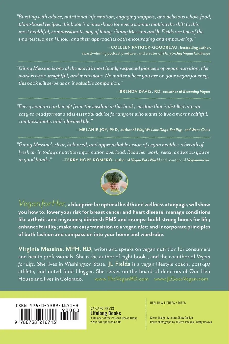 Rückseite: 9780738216713 | Vegan for Her | Virginia Messina | Taschenbuch | Englisch | 2013