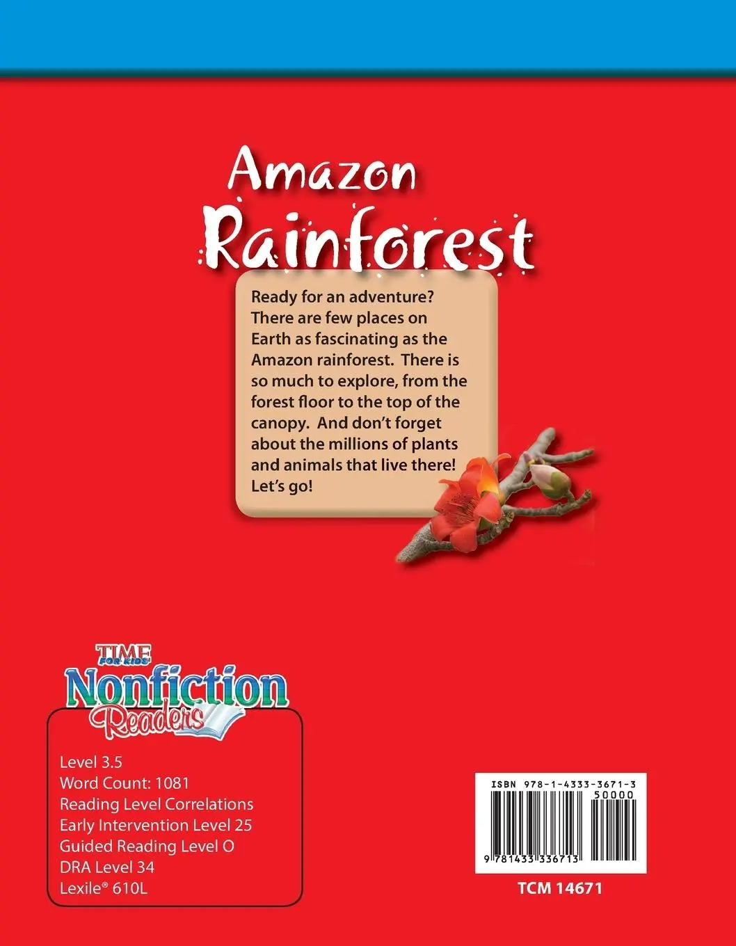 Rückseite: 9781433336713 | Amazon Rainforest | William B. Rice | Taschenbuch | Englisch | 2012