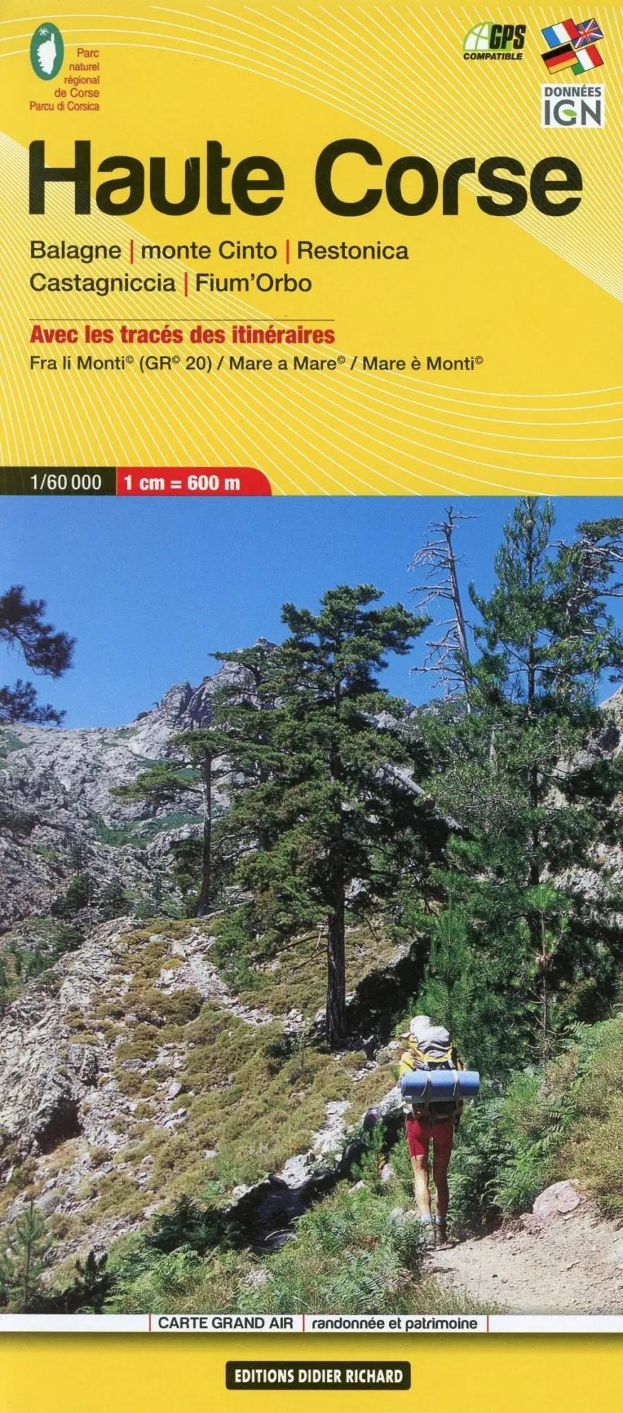 Cover: 9782723476713 | Libris Wanderkarte 08. Haute Corse (GR20) - Balagne - monte Cinto -...