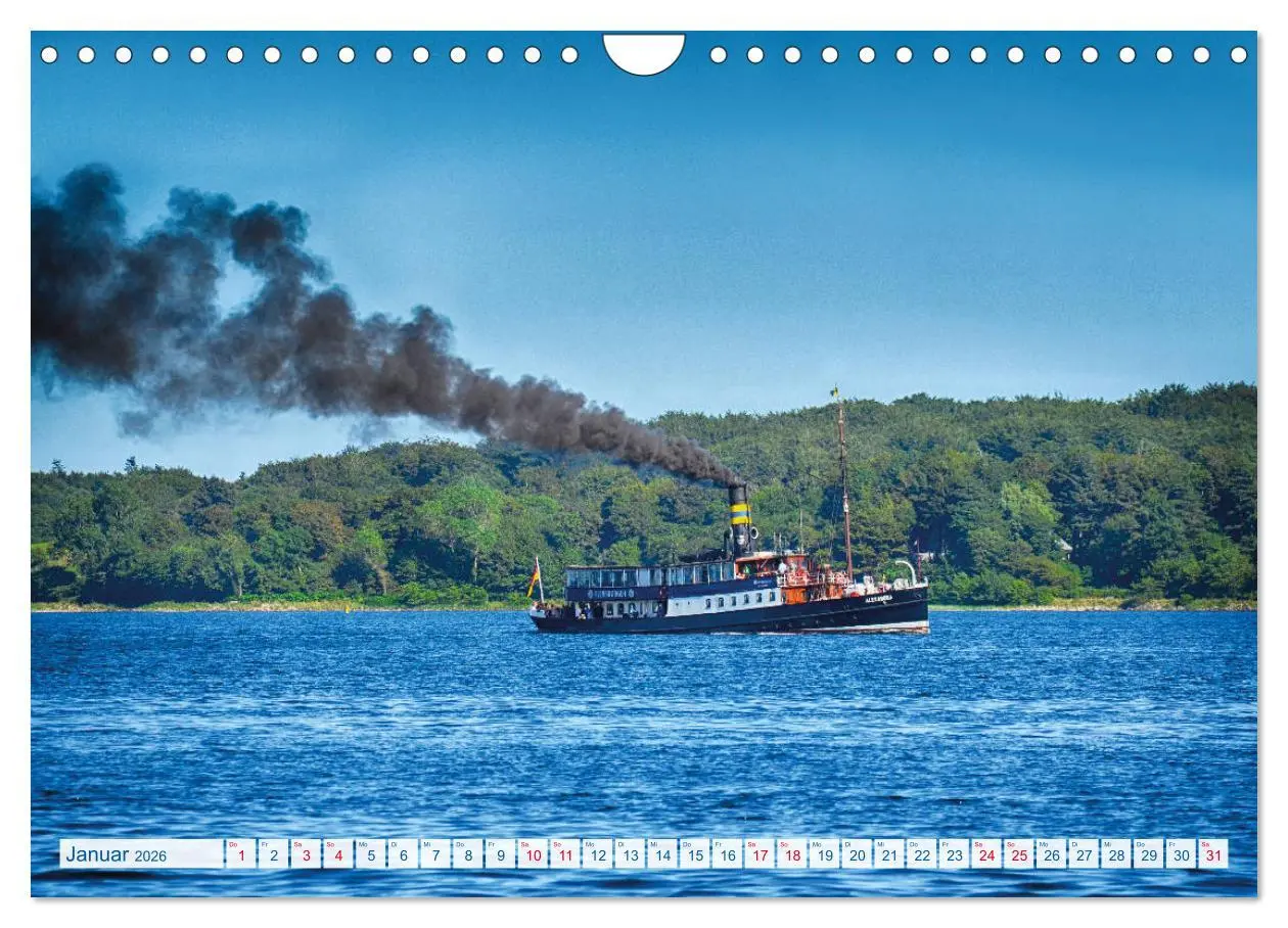 Bild: 9783457826713 | Flensburg Fjord (Wandkalender 2026 DIN A4 quer), CALVENDO...