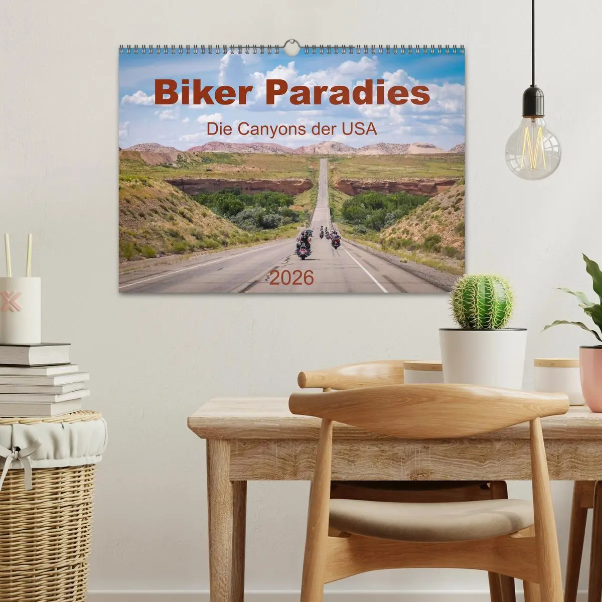 Bild: 9783457996713 | Biker Paradies - Die Canyons der USA (Wandkalender 2026 DIN A3...