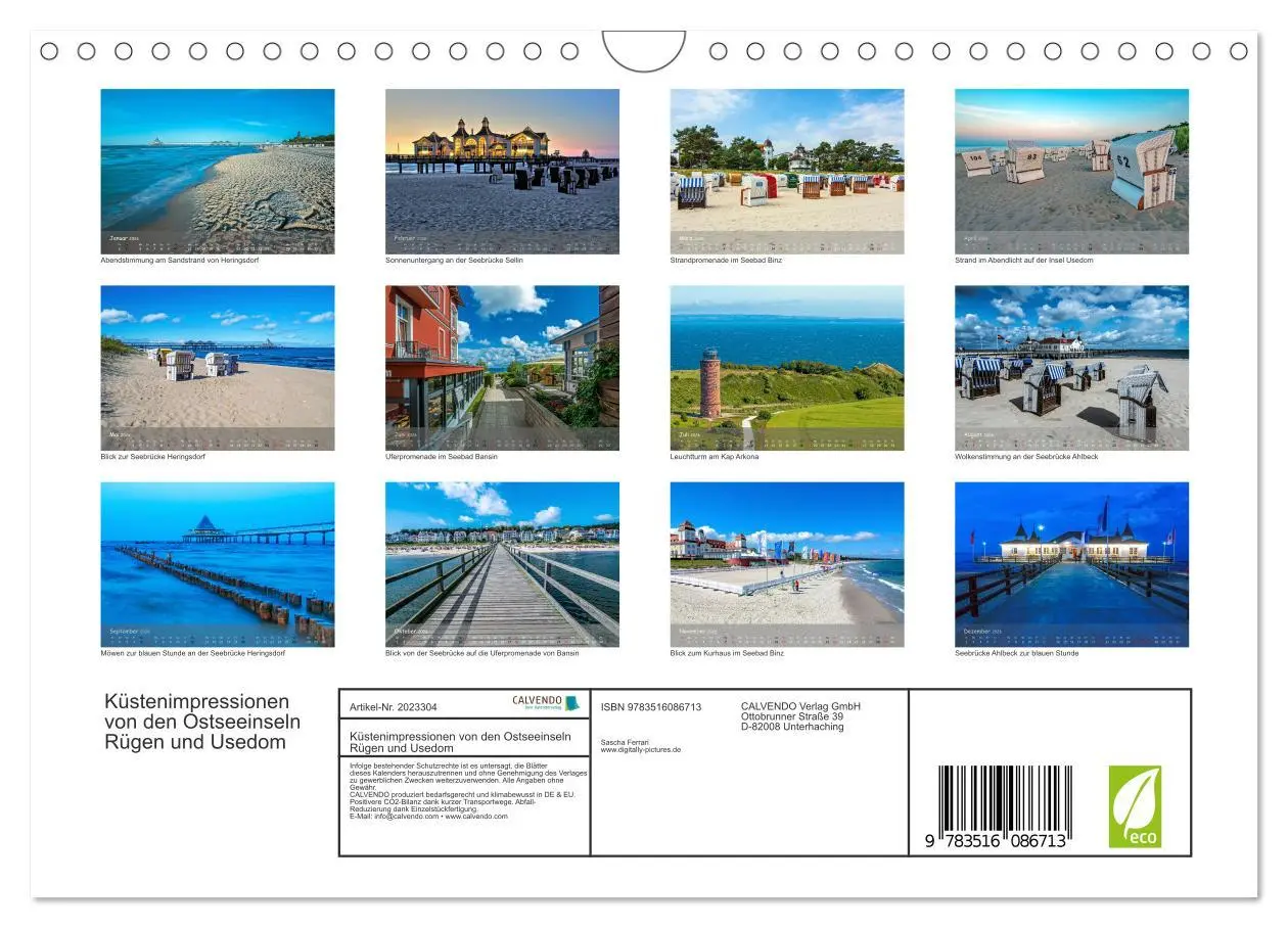 Bild: 9783516086713 | Küstenimpressionen von den Ostseeinseln Rügen und Usedom...
