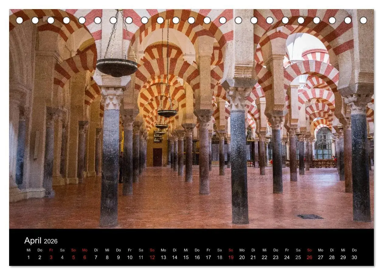 Bild: 9783516156713 | Andalusien (Tischkalender 2026 DIN A5 quer), CALVENDO Monatskalender