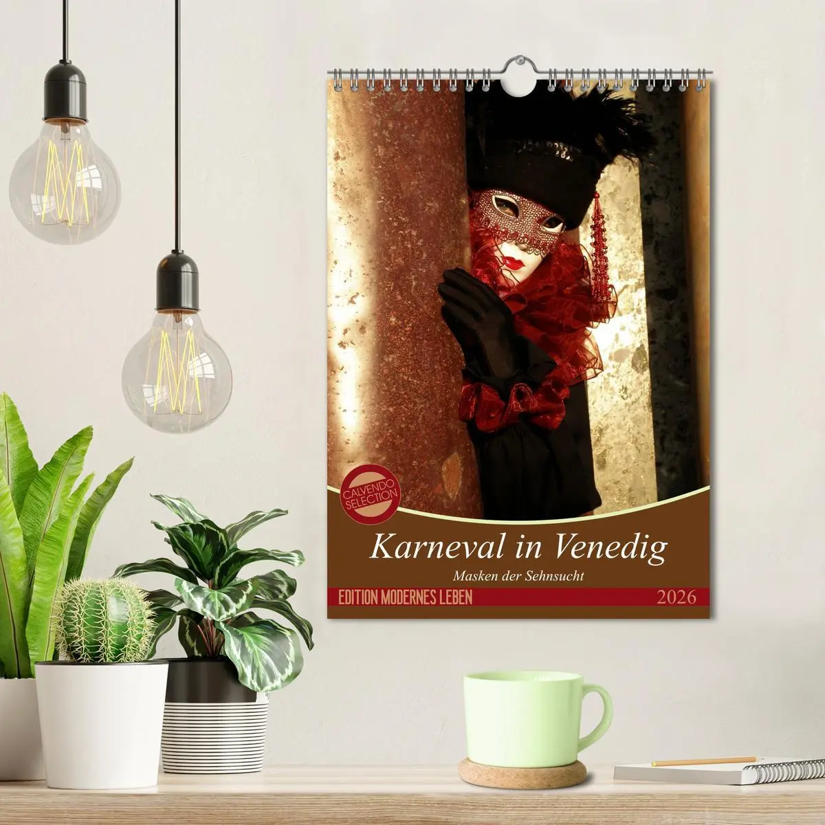Bild: 9783516466713 | Masken der Sehnsucht - Karneval in Venedig (Wandkalender 2026 DIN...