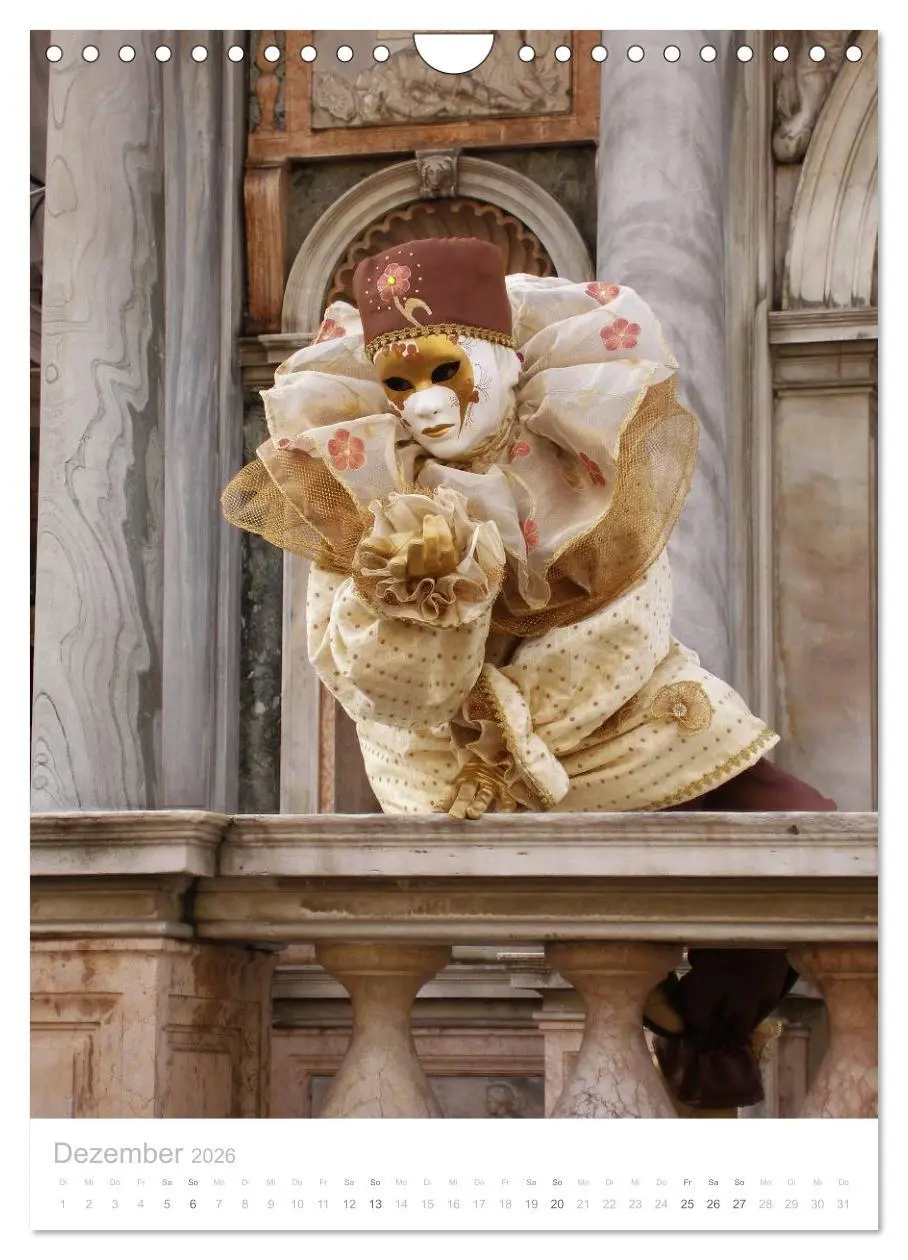Bild: 9783516466713 | Masken der Sehnsucht - Karneval in Venedig (Wandkalender 2026 DIN...